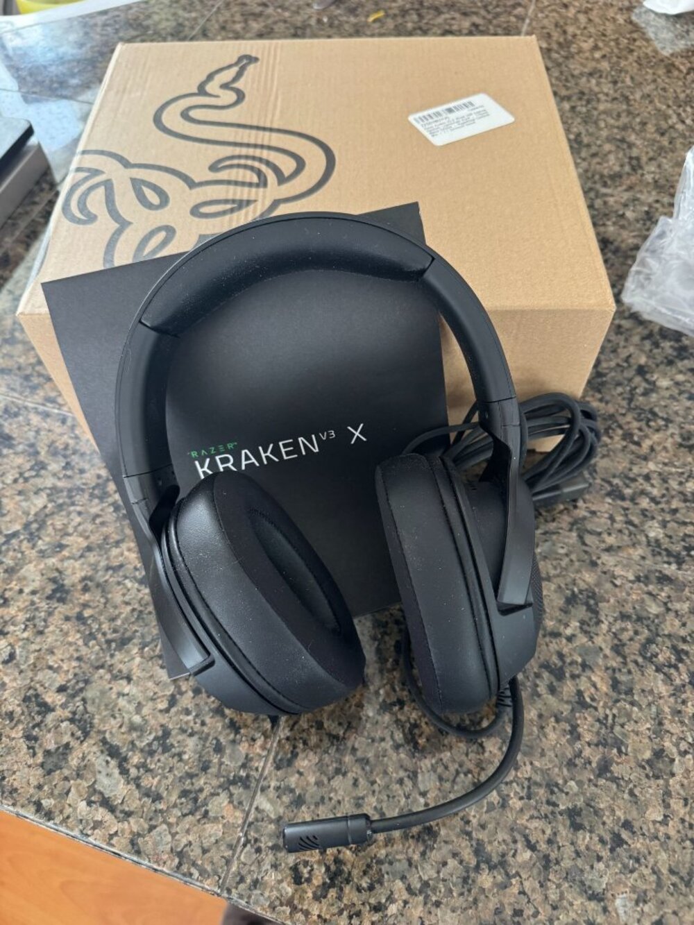Razer Kraken V3 X Gaming Headset With 7.1 Surround Sound USB Lightweight Black D